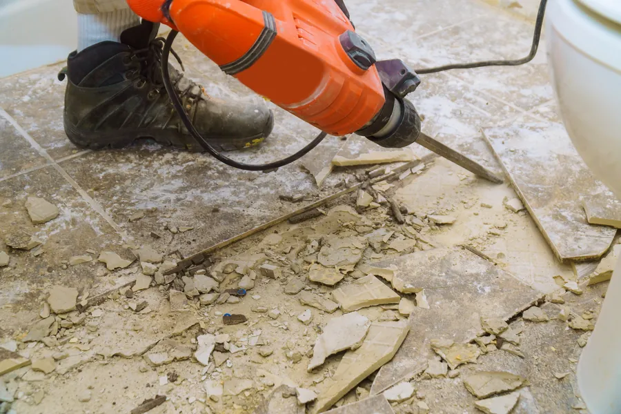 Floor and Tile Removal